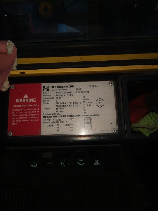 Wózek widłowy Hyster H3.0 diesel