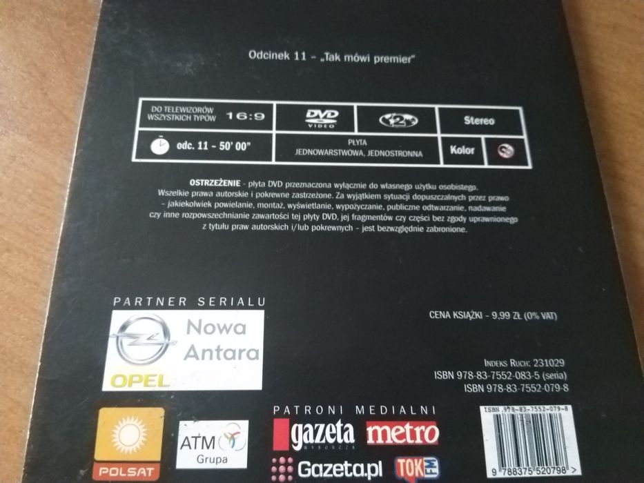 EKIPA serial Tom 10 X  odcinek  2 II DVD