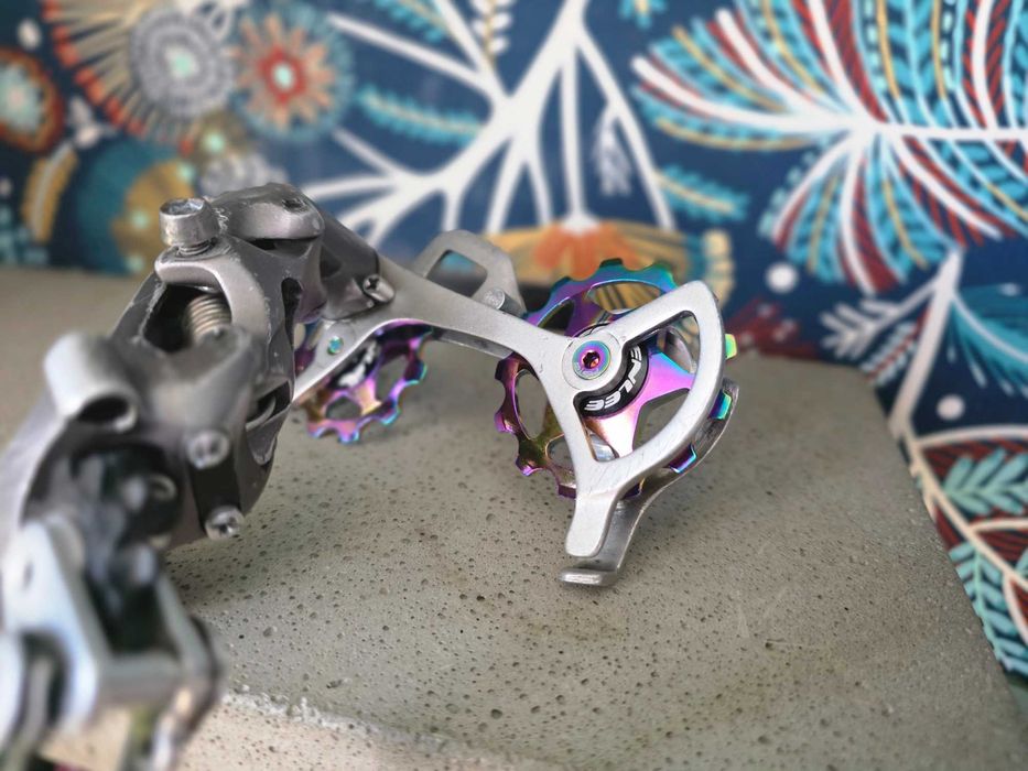 Przerzutka tył Shimano XTR RD-M951 8s biegów/rzędów 3x8 zmodyfikowana