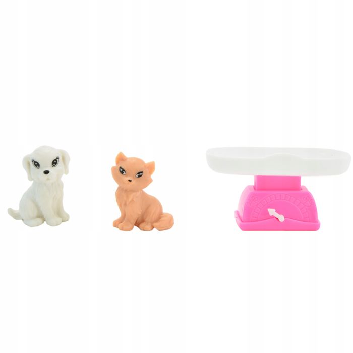 Lalka Weterynarz Ze Zwierzętami Zginająca Ręce I Nogi, Zestaw Komplet