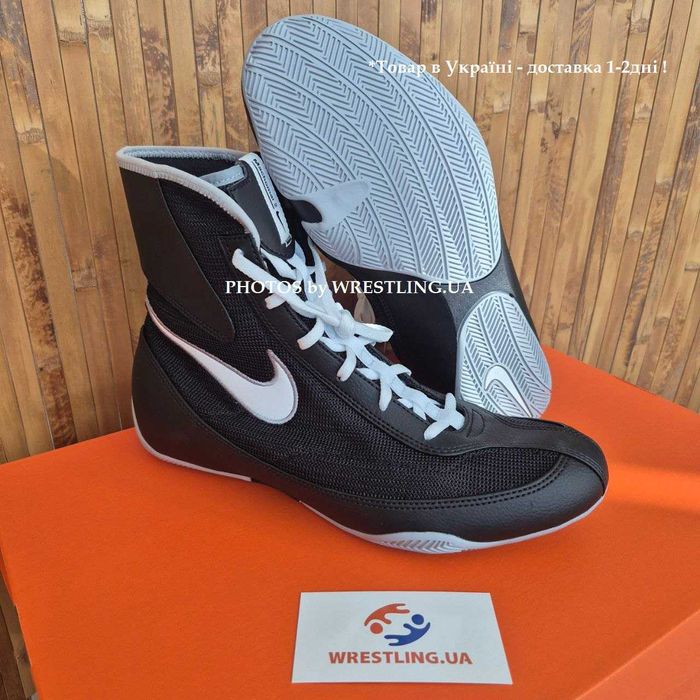 БОКСЕРКИ!!Nike Machomai 2, чорні взуття найк для боксу гурт, дроп