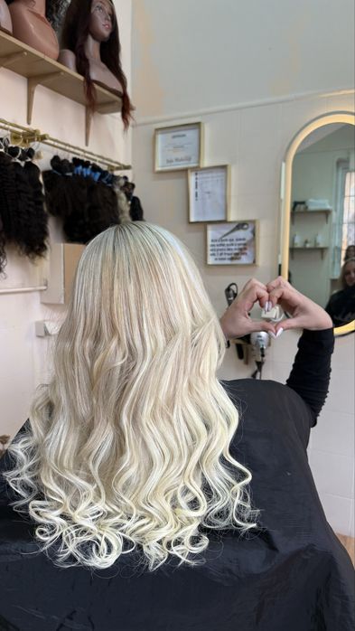 Extensoes mega hair loiro de qualida