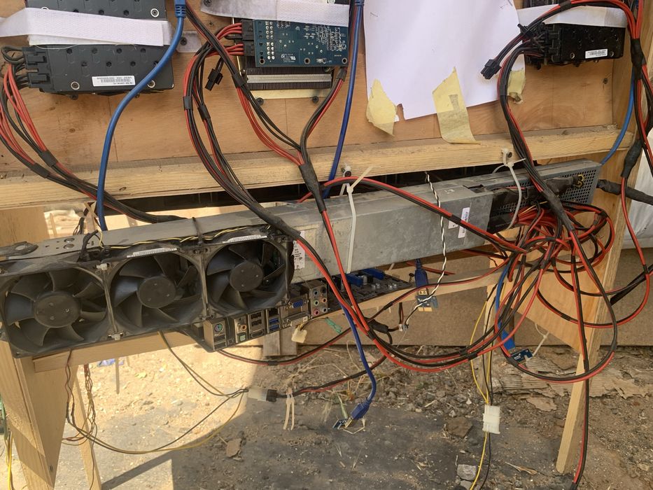 Продам ферму риг r9 390 8gb