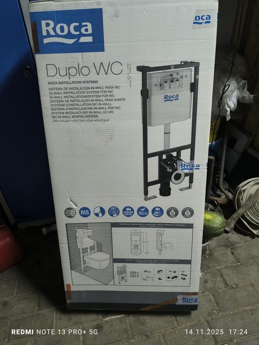 Stelaż podtynkowy do WC Roca Duplo Nowy