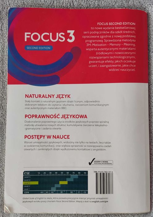 podręcznik Focus 3 Second Edition angielski B1 / B1+ Student's Book