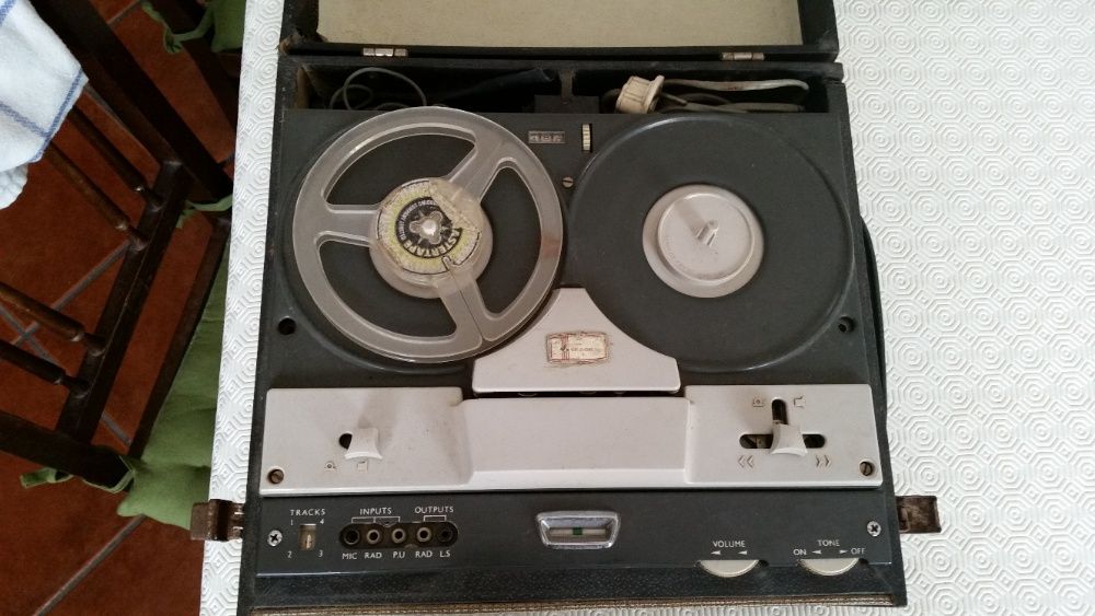 leitor gravador bobine de 4 pistas PHILCO