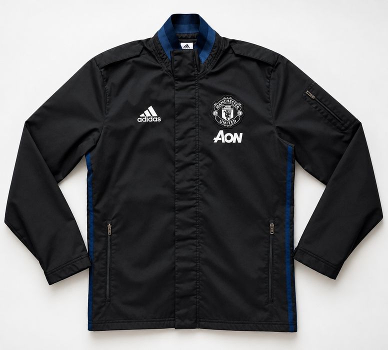 Ветровка Adidas Manchester United SAMPLE винтажная M куртка бомбер спортивная футбольная