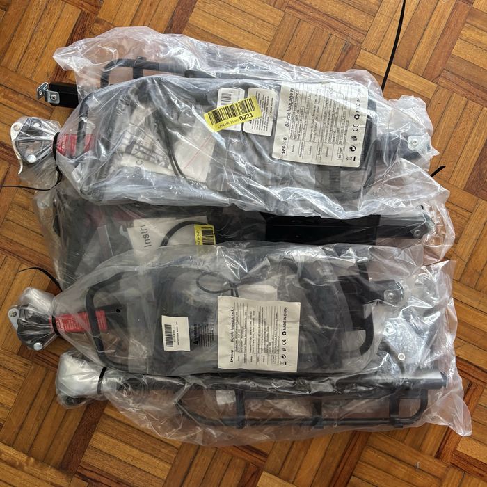 Porta Bagagens Traseiro Universal Bicicleta – Alumínio, Novo