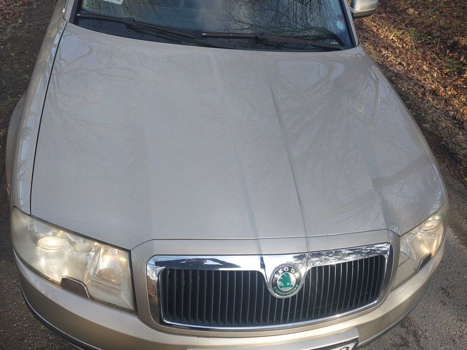 Maska Pokrywa Silnika Skoda SuperB 1 I Gril Atrapa 9201 Złota Idealna