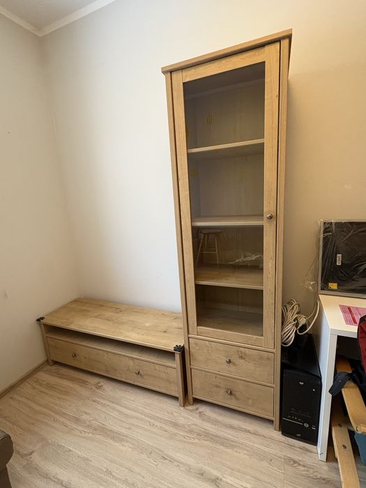 Komoda RTV+ witryna zestaw mebli, szafka RTV meble do salonu