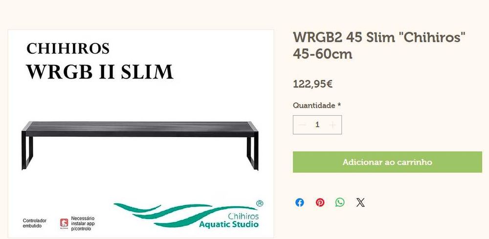 Aquário ILA com Chihiros WRGB2 Slim
