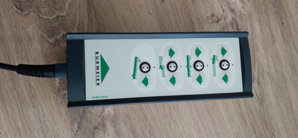 Pilot do łóżka rehabilitacyjnego BURMEIER 4 funkcje okrągła wtyczka