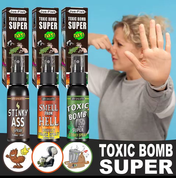 Вонючие спреи Jue-Fish для розыгрыша