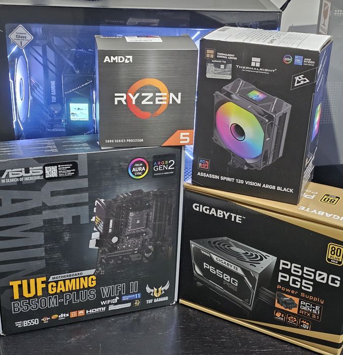 PC Gaming Novo com Garantia | ASUS RTX 4060 OC V2 | Ryzen 5 5600XT | 16GB 3600 MHz | 512GB NVMe