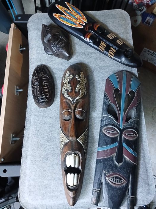 Arte africana adquirida em África