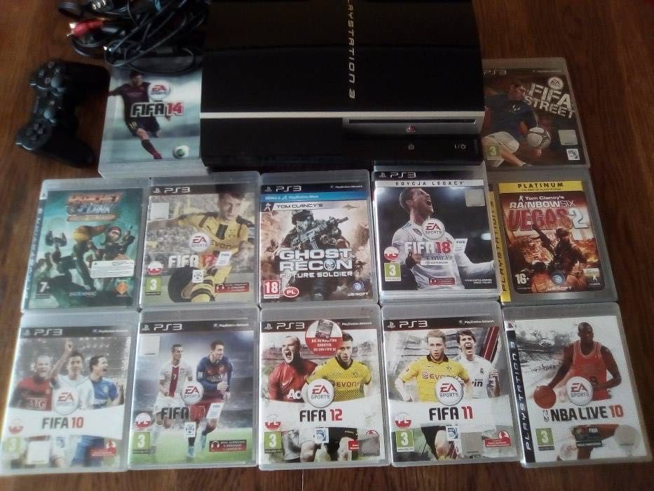 Playstation 3 + 11 gier