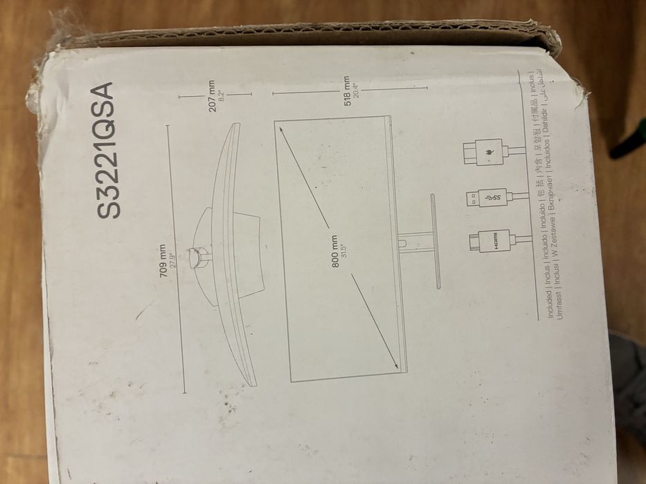 DELL S3221QS 31,5”