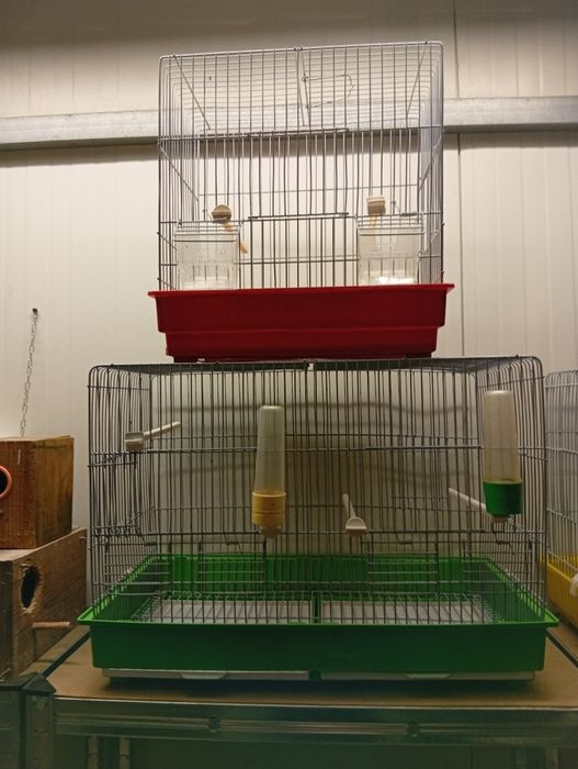 Várias gaiolas em bom estado