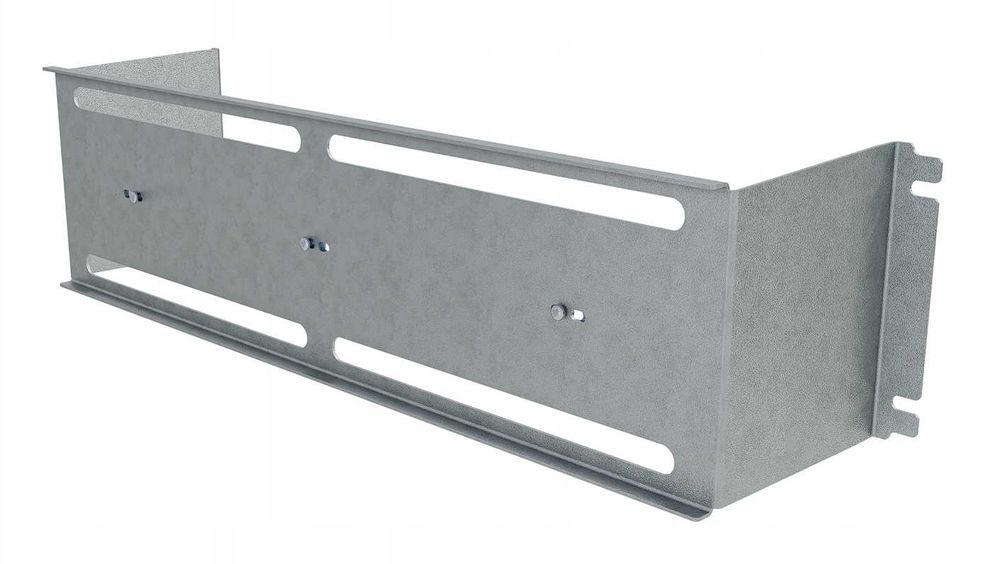 Panel Dystrybucji Napięć RACK 19" 3U/110/24xS DIN TS35/TH35 Ocynk