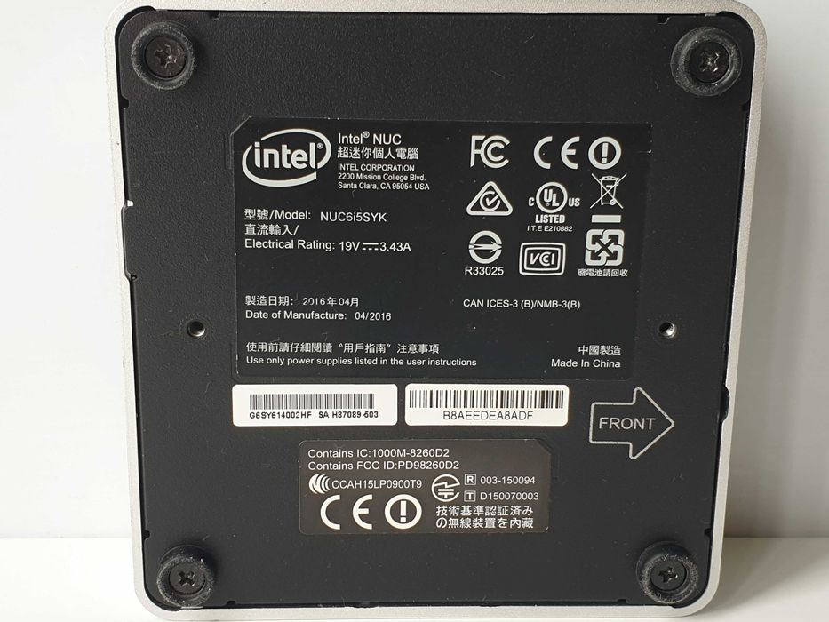 Міні-ПК Intel NUC NUC6i5SYK Core i5-6260U 8 GBRAM SSD 16GB SD 128GB