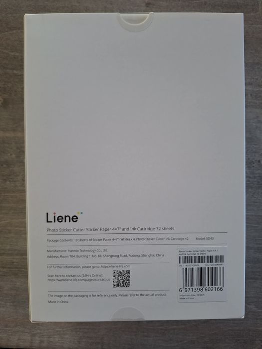 Papier samoprzylepny LIENE +2 x  Kartridże PIXCUT S1 72 SZT