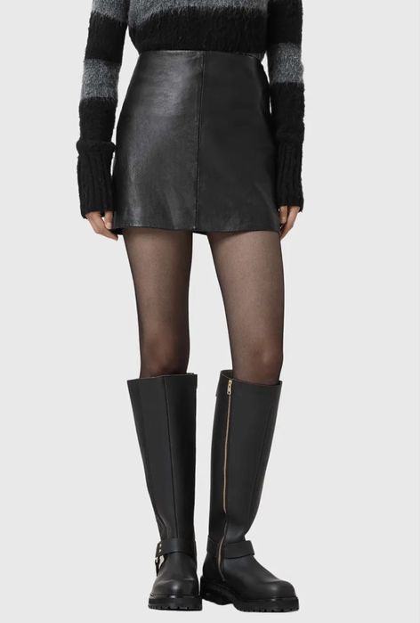 Спідниця зі штучної шкіри H&M