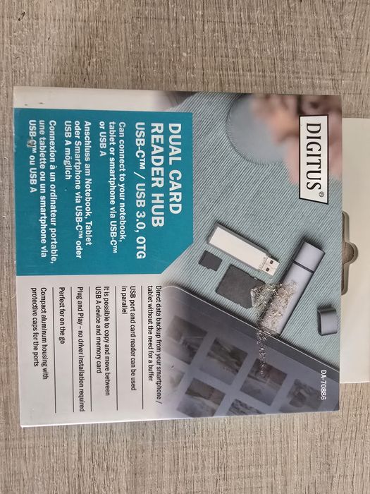 USB-хаб Digitus USB 3.0/Type-C 4-in-1 (DA-70886)