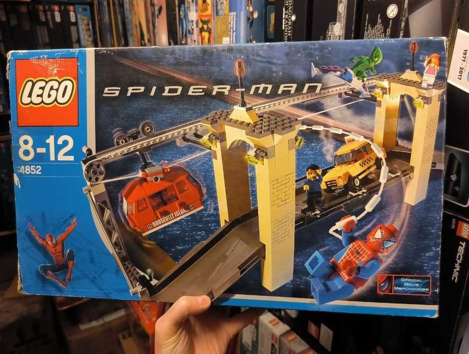 '2003 Рар 100% повний Lego 4852 Spider-Man vs. Green Goblin final showdown