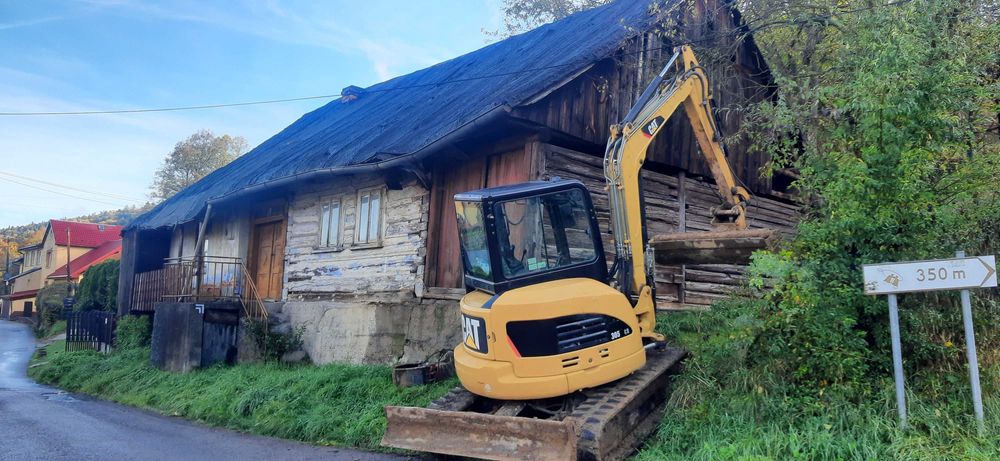 Roboty ziemne wyburzenia kanalizacja woda niwelacja,plantowania,drogi