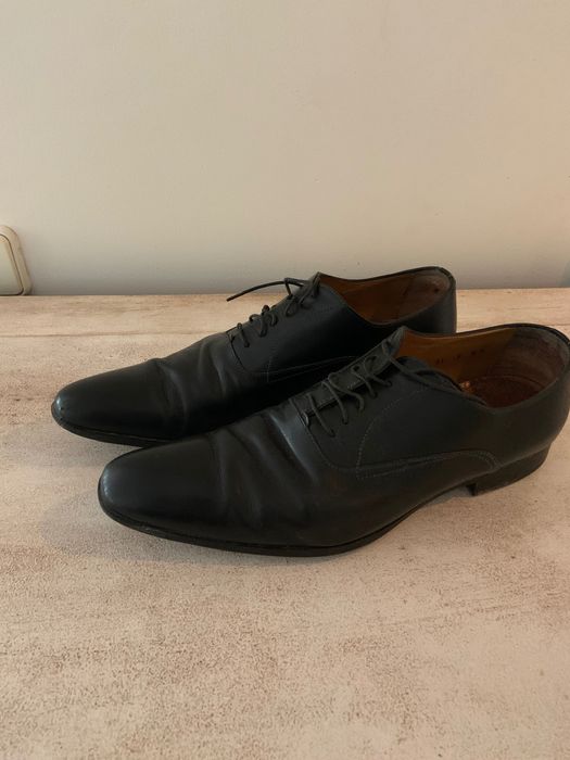 Sapato pele preto Italianos