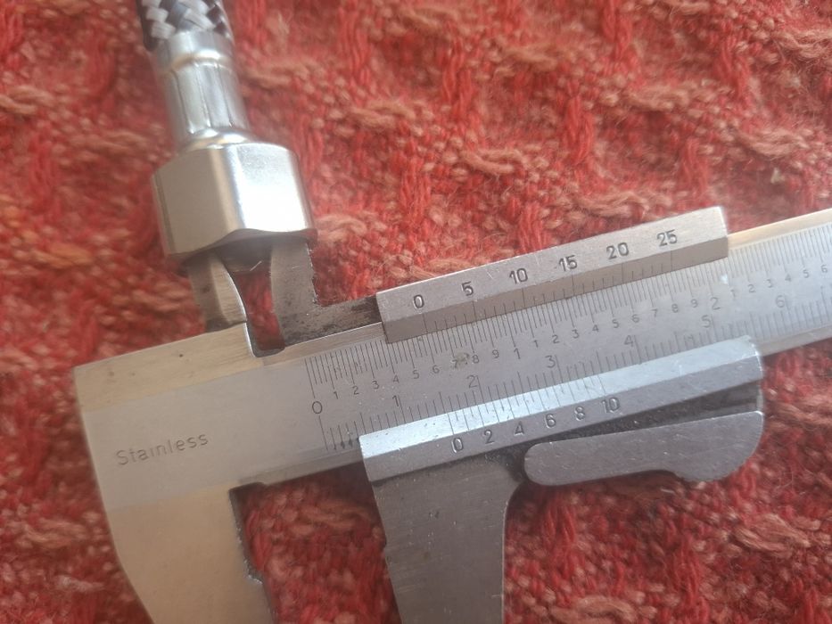 Węże do baterii, przewody w oplocie cana za 8szt