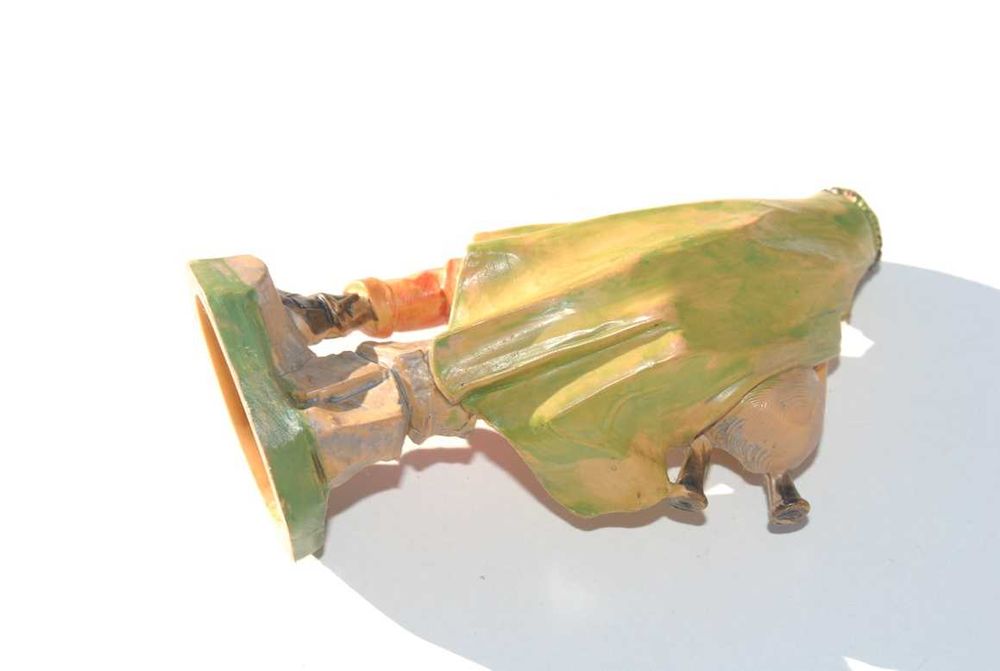 Stara figurka pasterz z szopki Betlejemskiej antyk