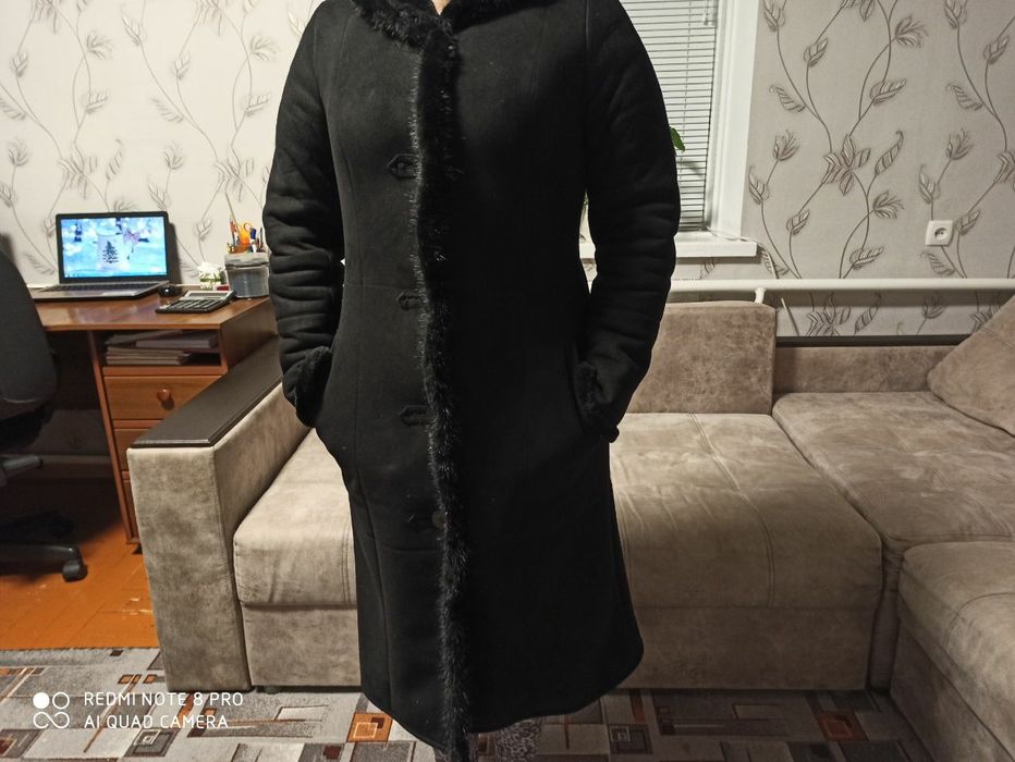 Зимове довге пальто