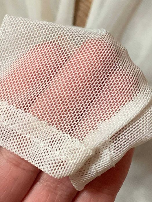 Боді в сіточку, білого кольору, розмір S