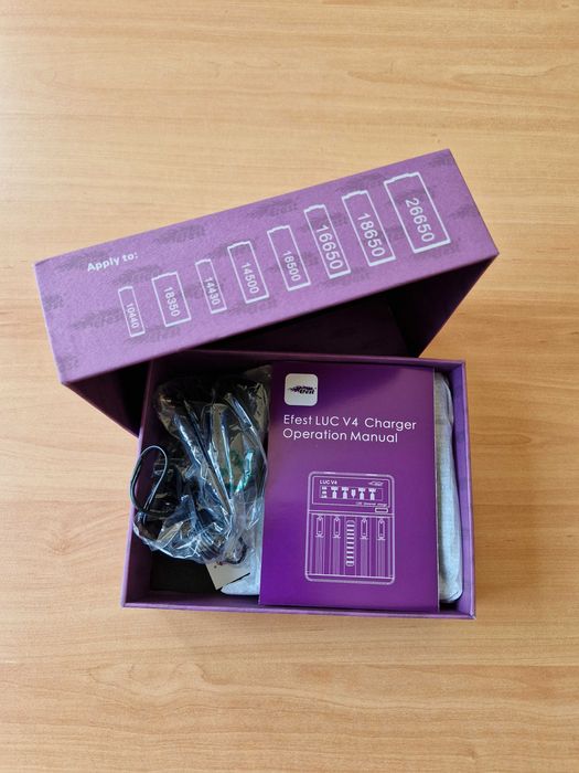 Carregador LUC V4 + V6 EFEST LCD Universal