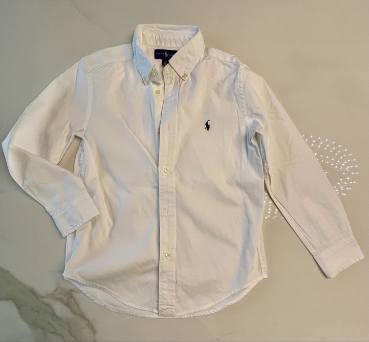 Biała Koszula  Polo  Ralph Lauren 134