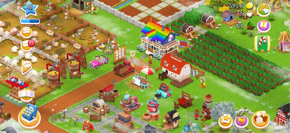 Продам аккаунт hay day 48 уровень