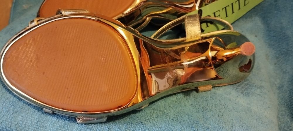 Buty na imprezę wesele szpilki sandałki z USA nowe
