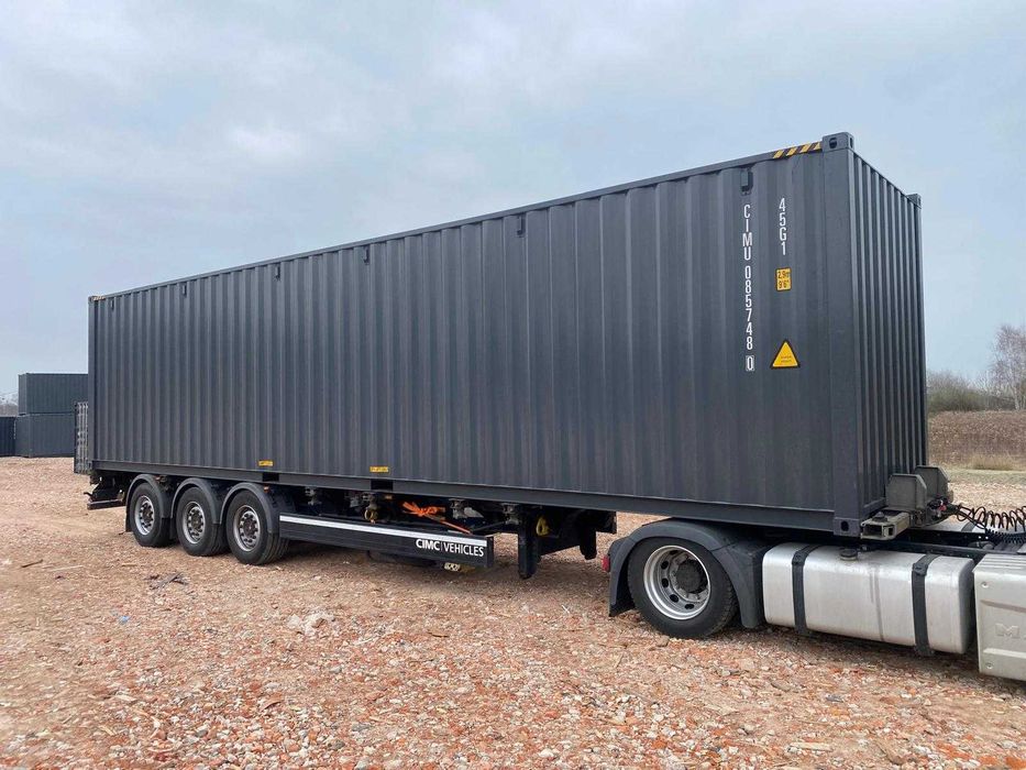 Kontener Morski 40 HC One way Jak nowy Po jednej Trasie Podwyższany