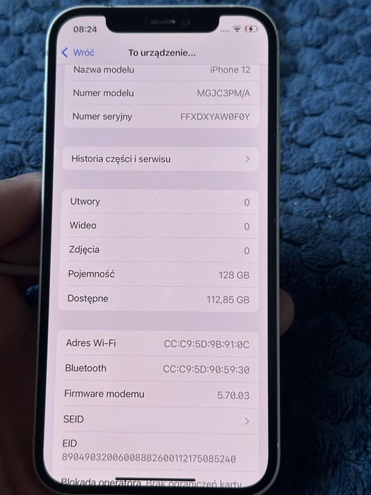 Iphone 12 128GB 85% kondcyji/Stan bdb