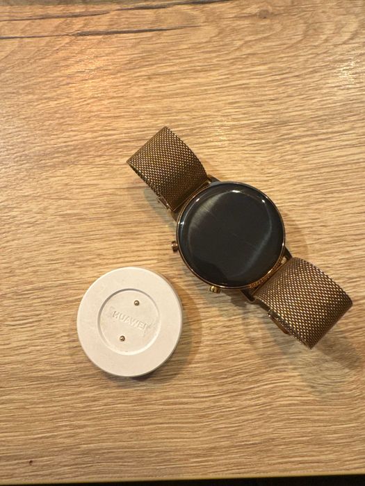 Huwawei watch GT2  złoty bransoleta smartwatch