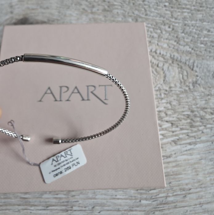 Apart męska srebrna bransoletka jak Nowa na Gwarancj MEGA okazja
