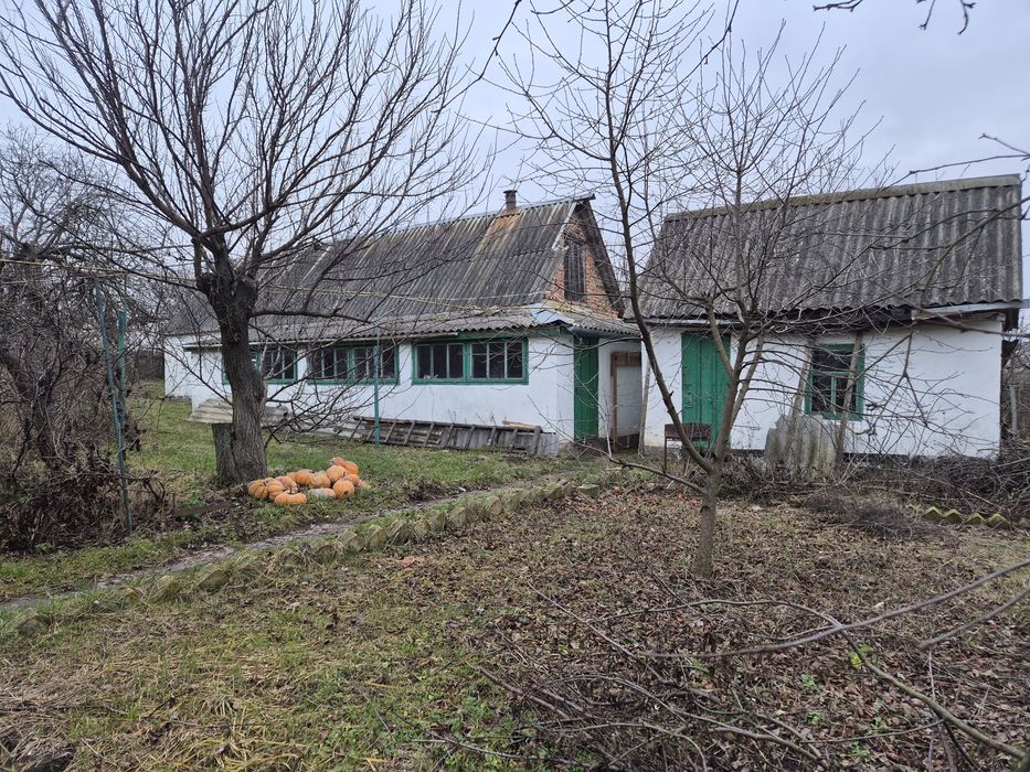 Продається господарство з невеликим будинком та землею 0.83 га. в селі