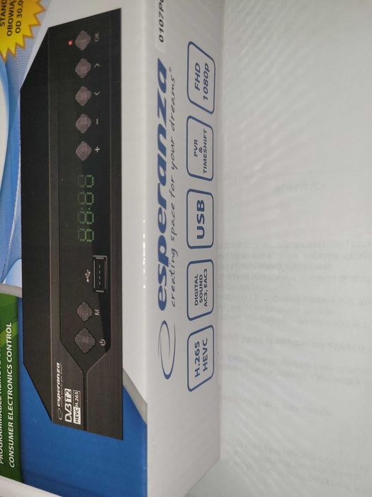 NOWY Tuner TV Dekoder DVB-T2 H.265 HEVC nowy system