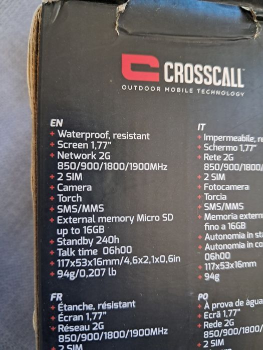 Telemóvel Crosscall Spider-X1