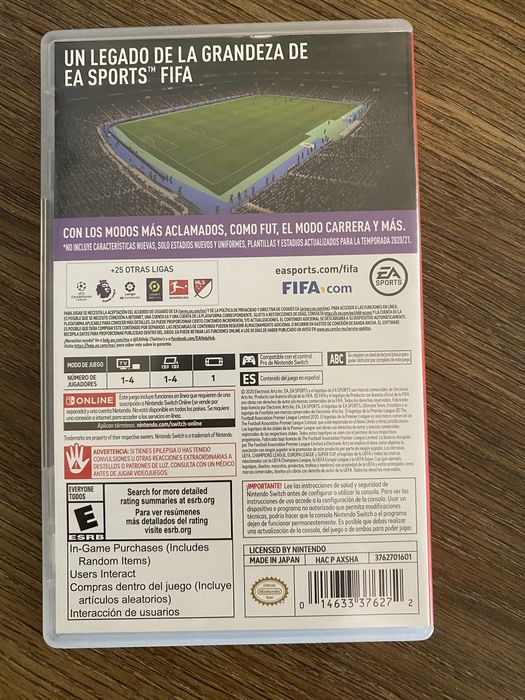Fifa 21 - Jogo para Nintendo Switch