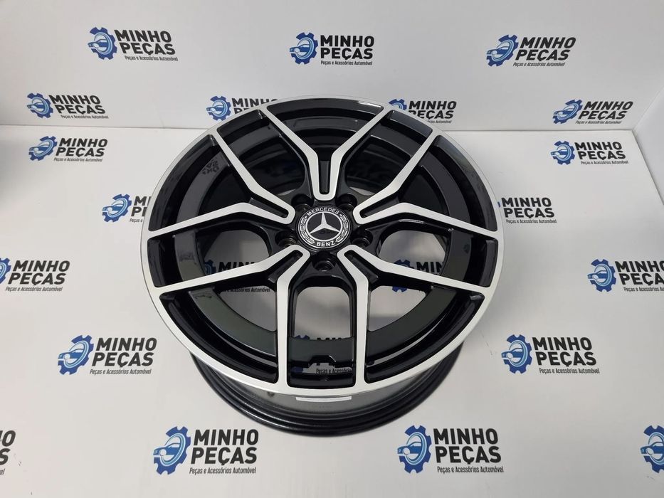 Jantes Mercedes Novo Class C e E AMG em 18 Preto Polido