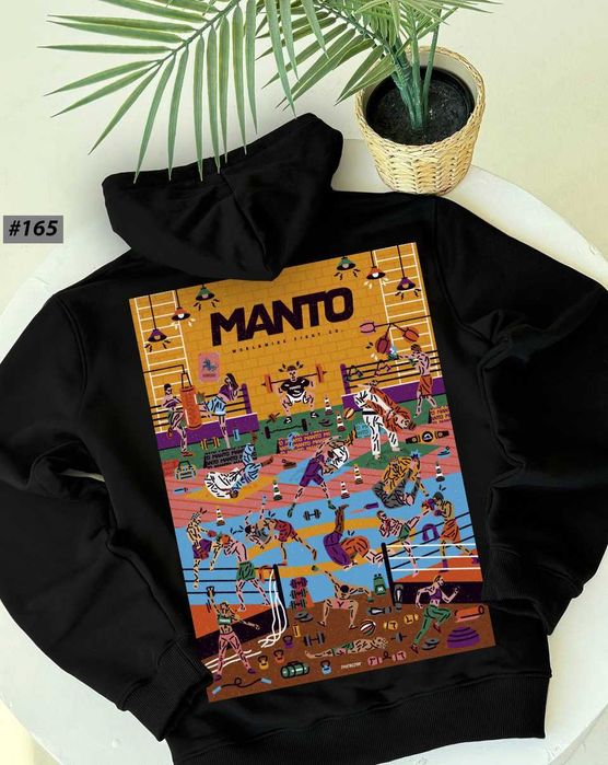 Черный • MANTO Худи • МАНТО Society • XS S M L XL