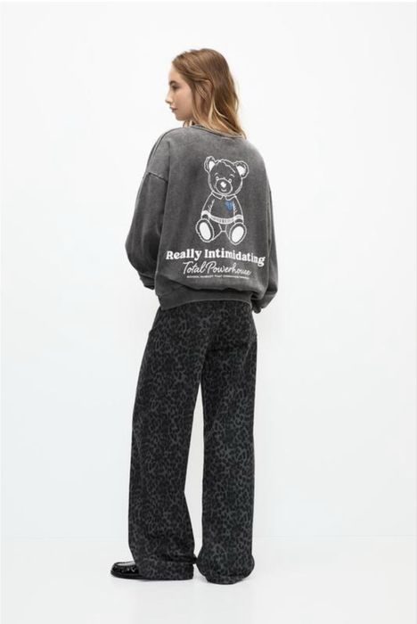 Толстовка  світшот худі Pull&bear із зображенням ведмедика
