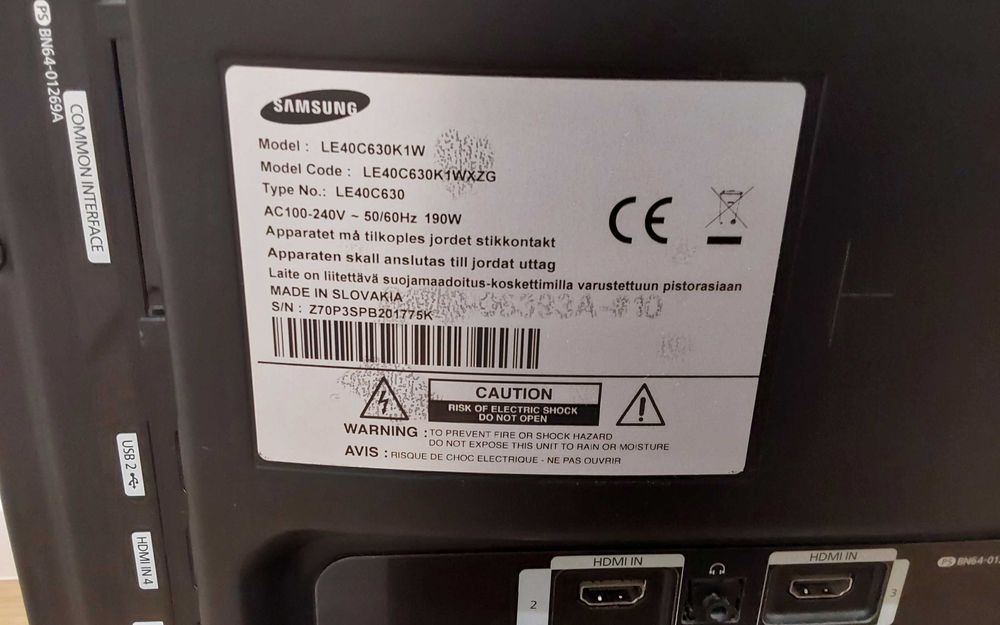 Tv samsung 40" perfeita